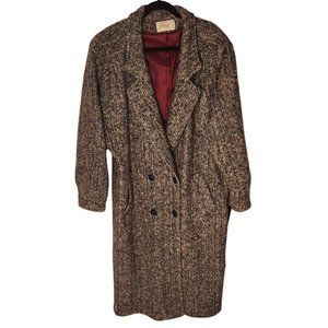 Vintage 80-90s Saril Limited made in the USA wool winter trenchcoat 2X